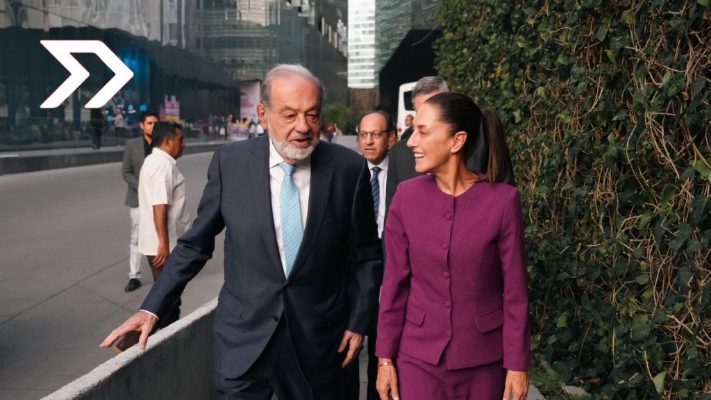 La presidenta Claudia Sheinbaum se reunió con el empresario Carlos Slim, en donde conversaron sobre inversión privada en México.