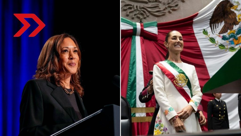 La candidata a la presidencia de Estados Unidos, Kamala Harris, expresó sus felicitaciones a Claudia Sheinbaum tras asumir la presidencia.