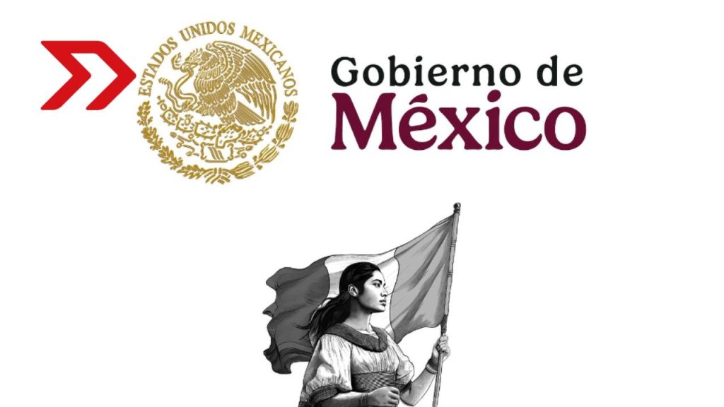 El nuevo emblema del Gobierno de México, será utilizado durante el sexenio de Claudia Sheinbaum, de 2024 - 2030.