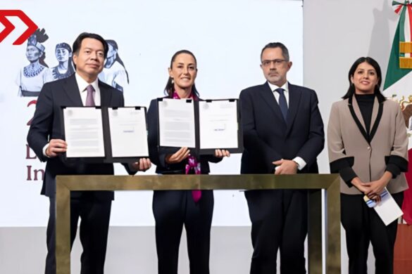 La presidenta Sheinbaum oficializó dos decretos relativos a las condiciones laborales y la reducción de edad de la jubilación.
